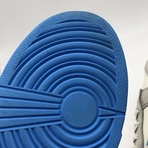 USED Nike Dunk Low Athletic Department Light Grey/Blue/Yellow FN7488-133 No Box - Picture 7 of 9